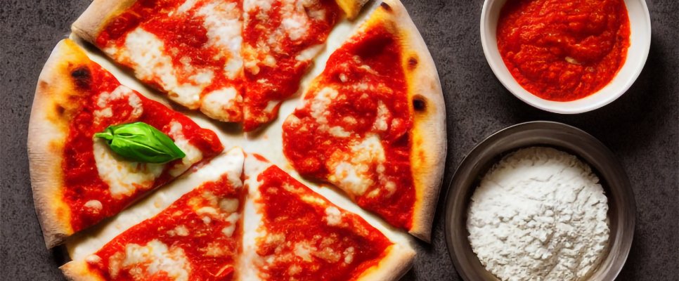 Ingredients: Marinara pizza